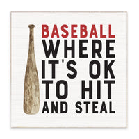 Baseball Hit And Steal Block Sign