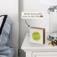 Softball Block Sign