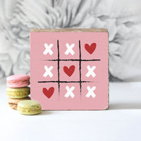 XOXO Decorative Square Block Sign