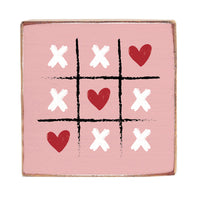 XOXO Decorative Square Block Sign
