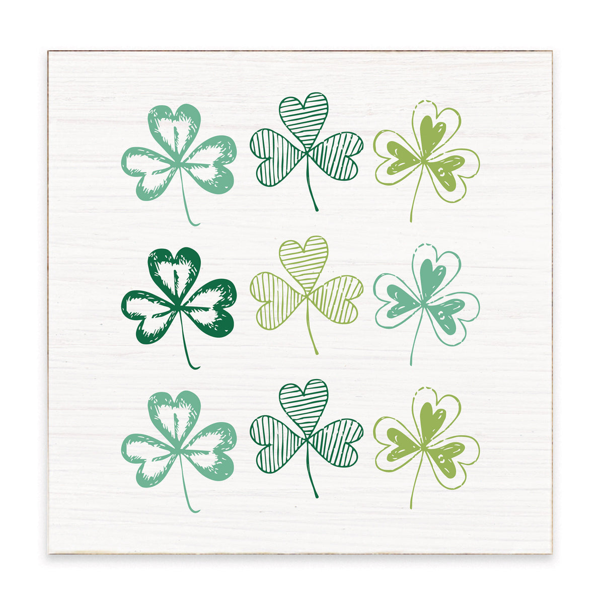 Shamrocks Block Sign