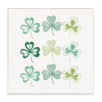 Shamrocks Block Sign