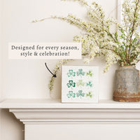 Shamrocks Block Sign
