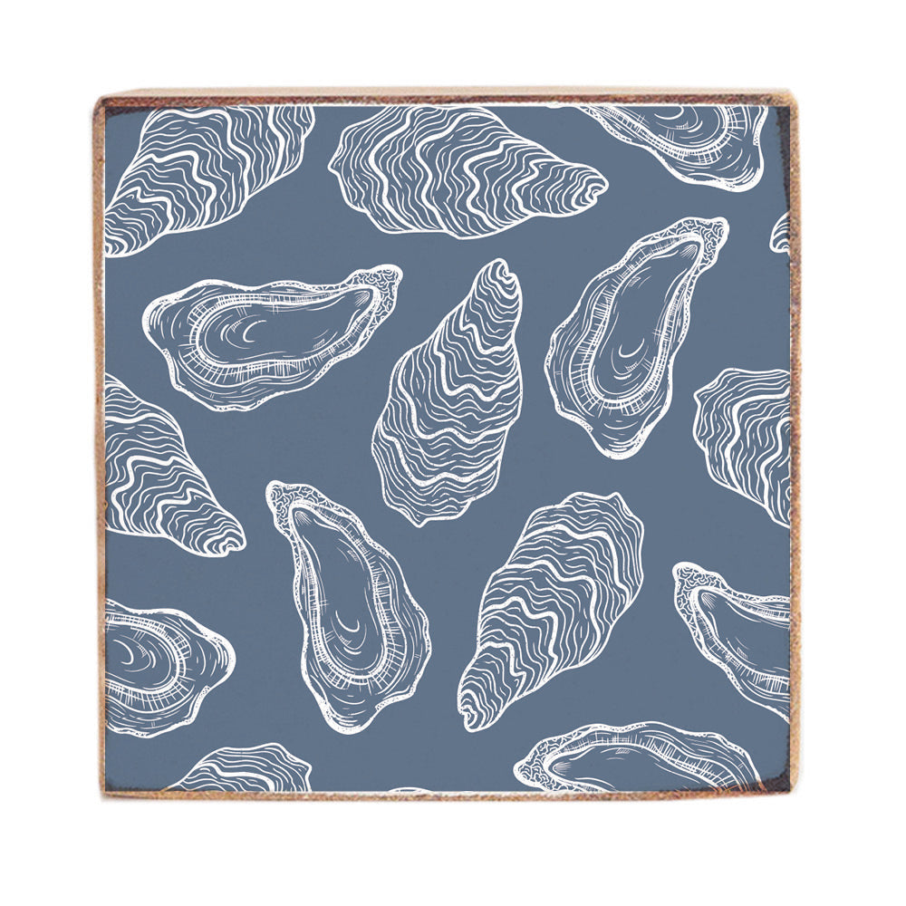 Repeating Oysters Wood Block