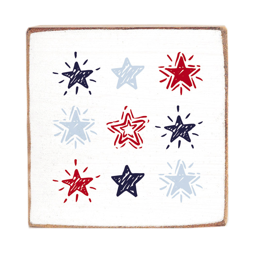 Starburst Wood Block
