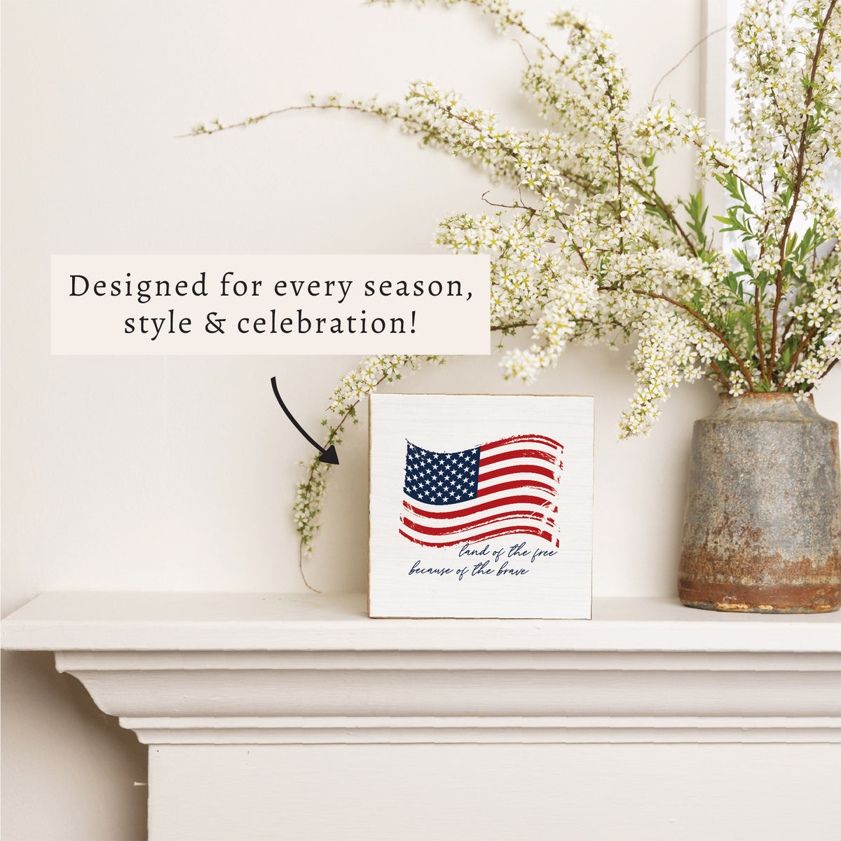 National Anthem Block Sign