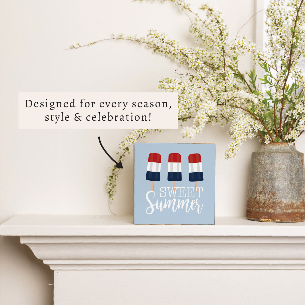 Sweet Summer Block Sign