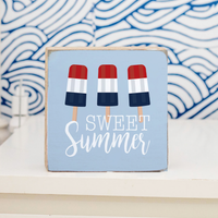 Sweet Summer Wood Block