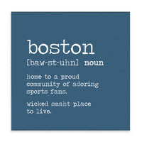 Boston Definition Block Sign