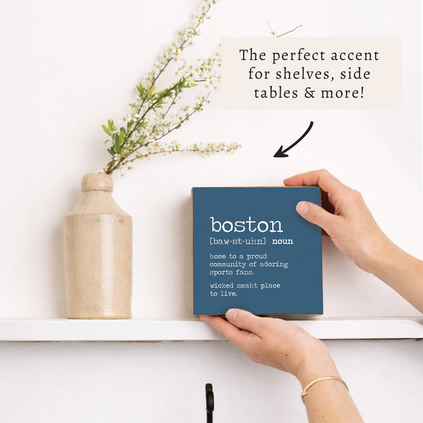 Boston Definition Block Sign