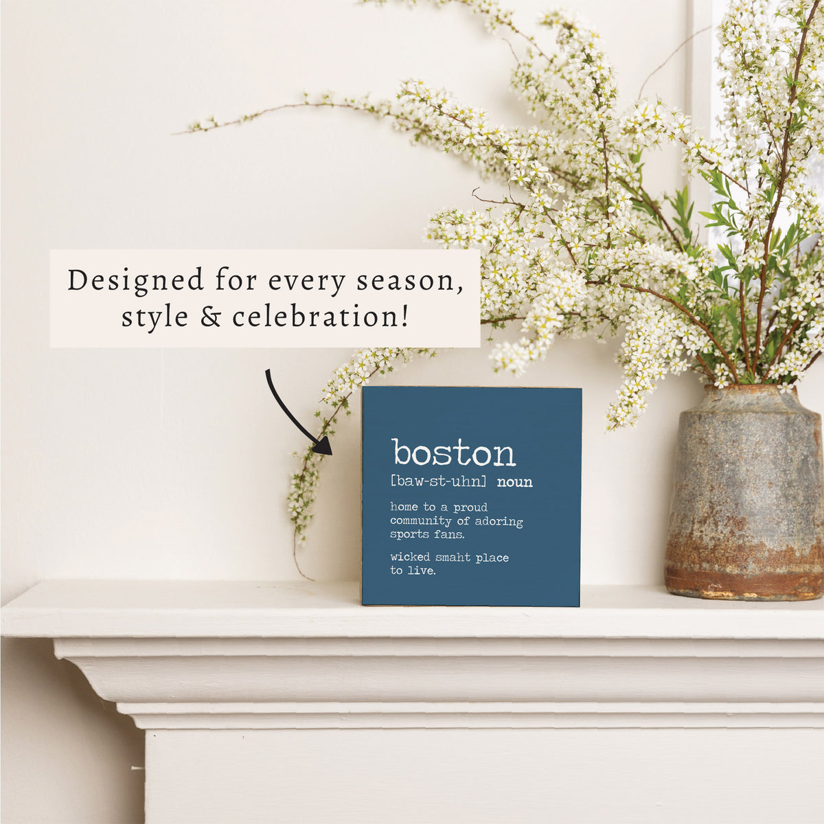 Boston Definition Block Sign