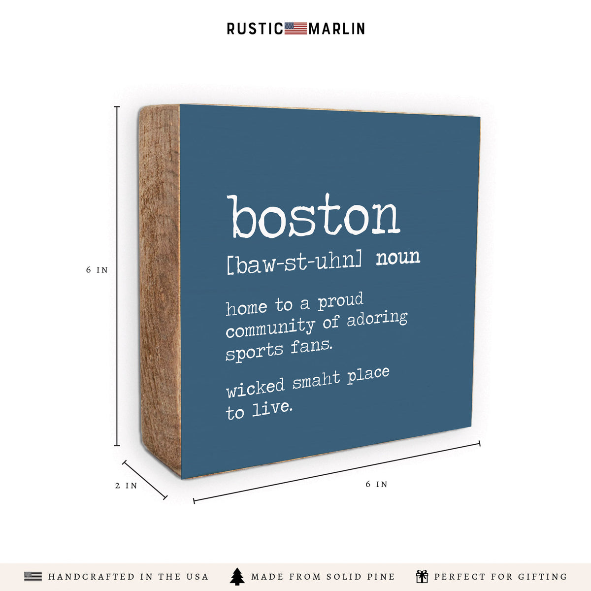 Boston Definition Block Sign