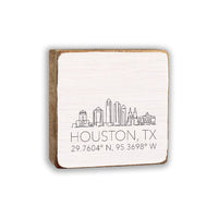 Minneapolis MN Skyline Coordinates Block