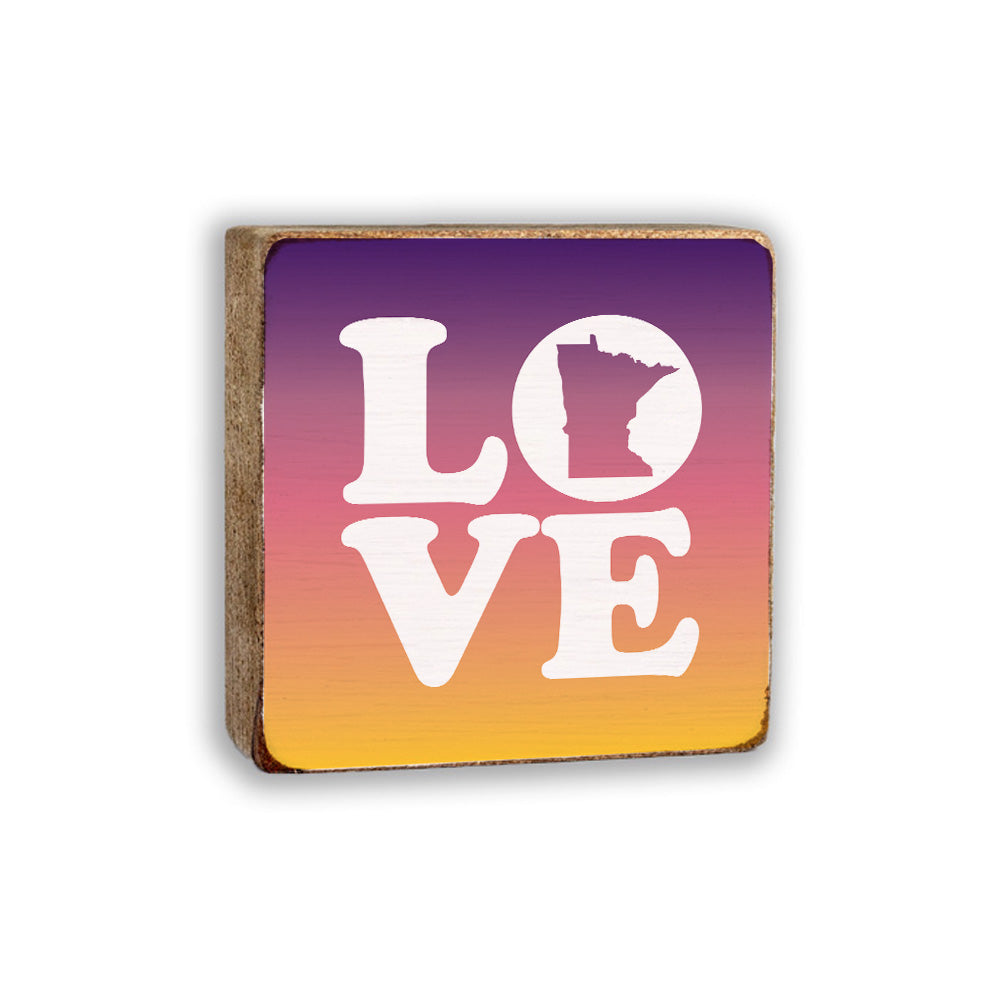 Minneapolis State Love Block