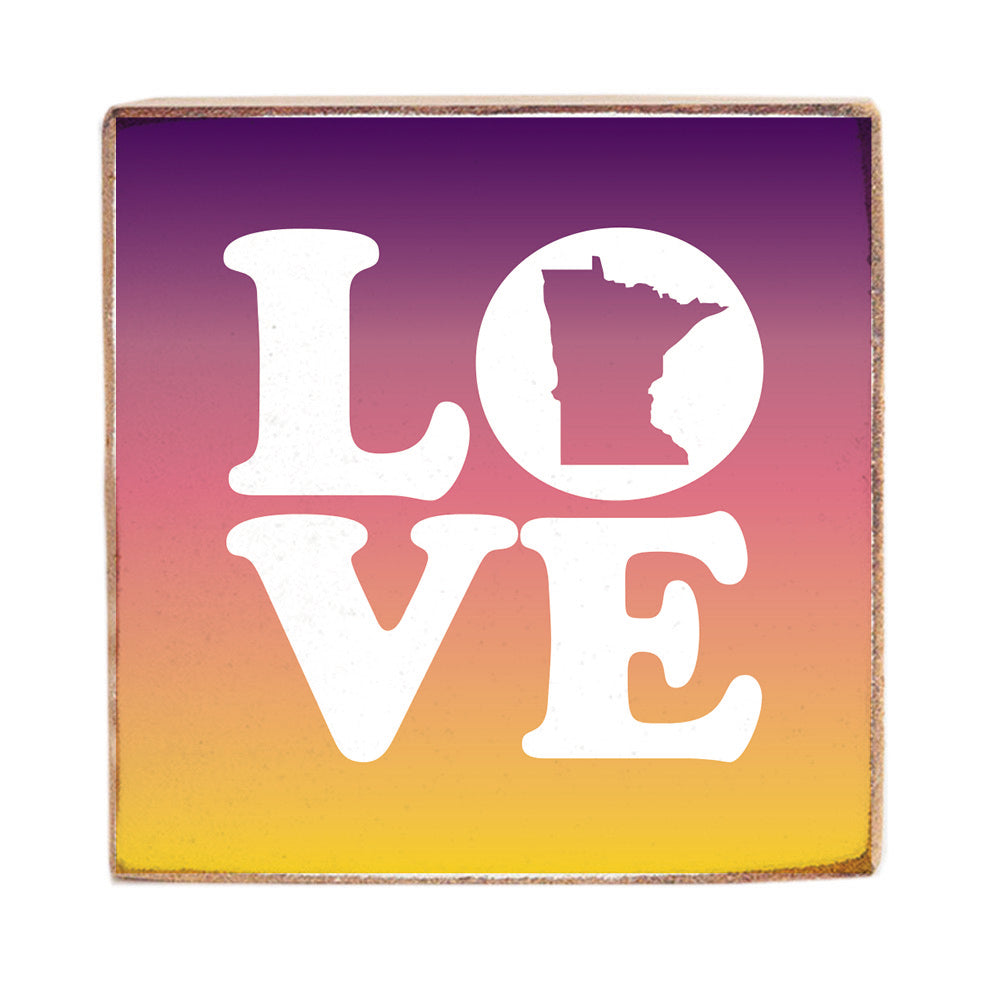 Minneapolis State Love Block