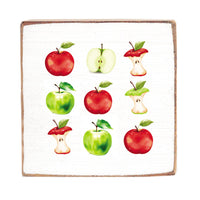 Vintage Apple Wood Block