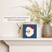 Santa Block Sign