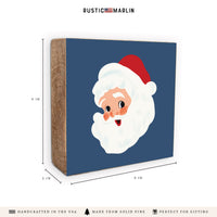 Santa Block Sign