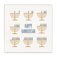 Happy Hanukkah Block Sign