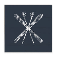 Skis Block Sign