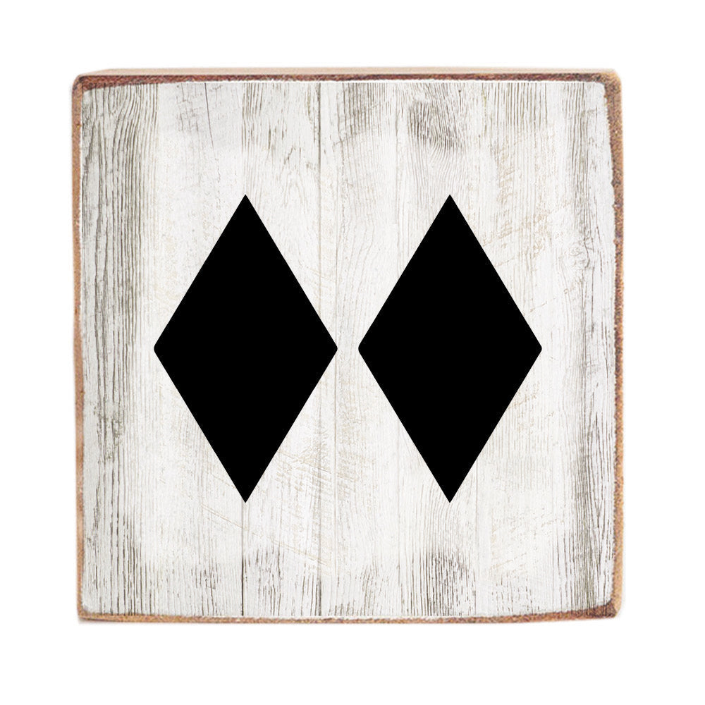 Expert Only Trail Square Block Sign