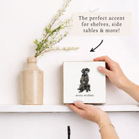 Merry Woofmas Dog Block Sign
