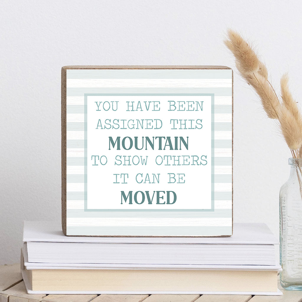 Assigned this Mountain Wood Block