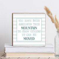 Assigned this Mountain Wood Block