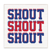 Buffalo Shout Block Sign