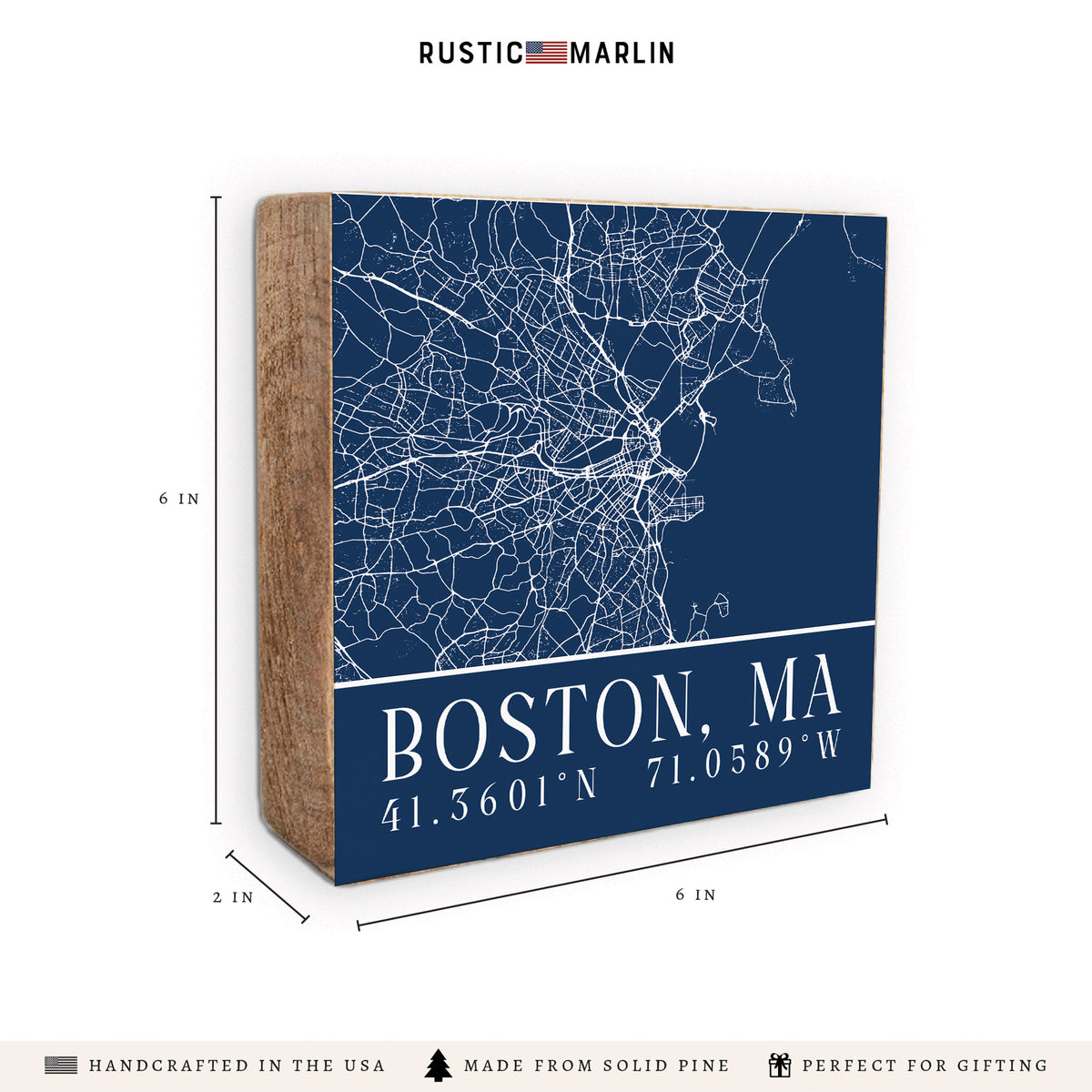 Boston City Grid Coordinates Block Sign