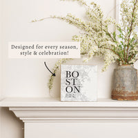 Boston City Grid Block Sign