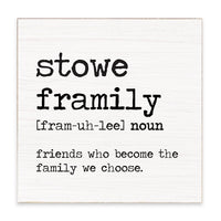 Framily Definition Personalized Block Sign