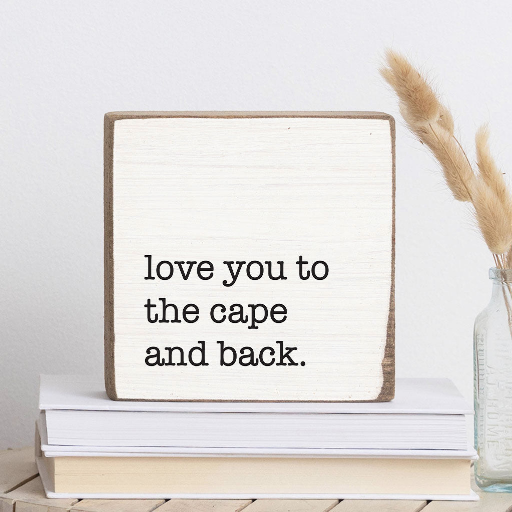 Personalized Love You To Decorative Wooden Block