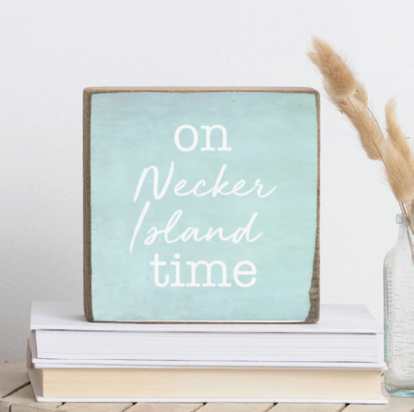 On Your Place Time Personalized Block Sign