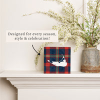 Holiday State Personalized Block Sign
