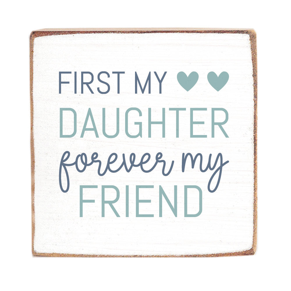 Forever My Friend Personalized Wood Block