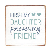 Forever My Friend Personalized Wood Block