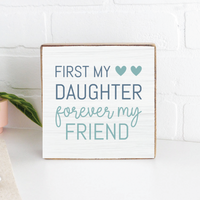 Forever My Friend Personalized Wood Block