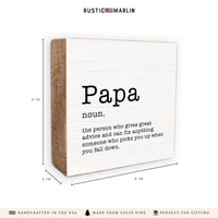 Great Advice Definition Personalized Block Sign