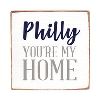 You're My Home Personalized Wood Block