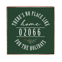 No Place Like Home Personalized Wood Block
