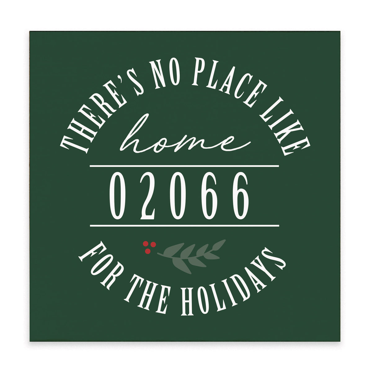 No Place Like Home Personalized Block Sign