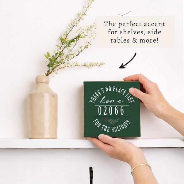 No Place Like Home Personalized Block Sign