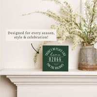 No Place Like Home Personalized Block Sign