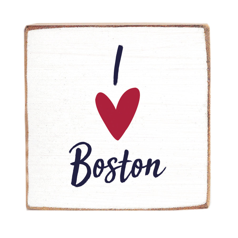 I Love Personalized Block Sign