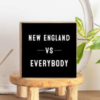 Your Word Vs. Everyone Personalized Wood Block