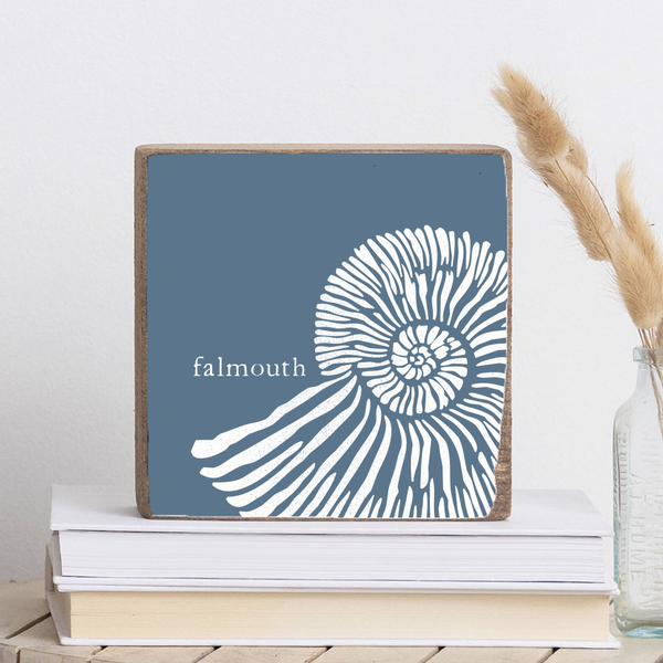 Shell Personalized Block Sign