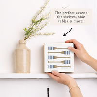 Striped Oars Personalized Block Sign