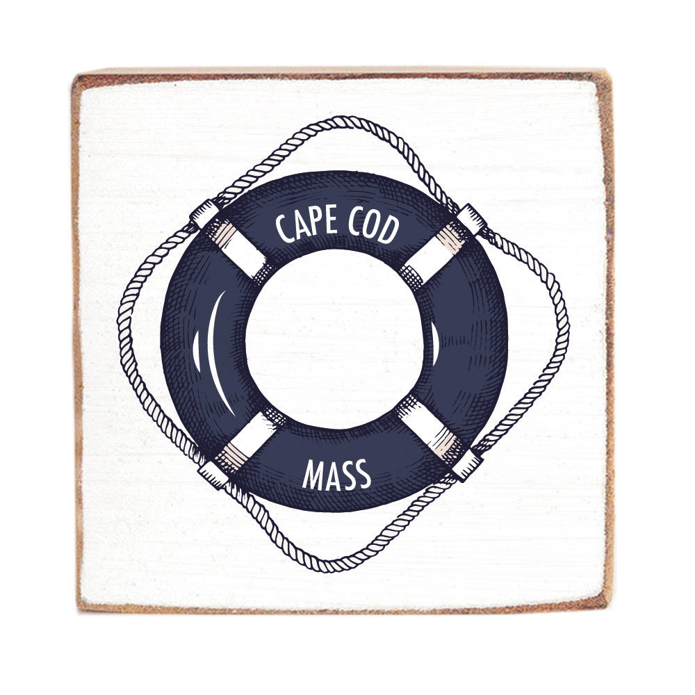 Lifesaver Personalized Square Block Sign