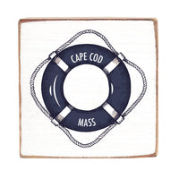 Lifesaver Personalized Square Block Sign